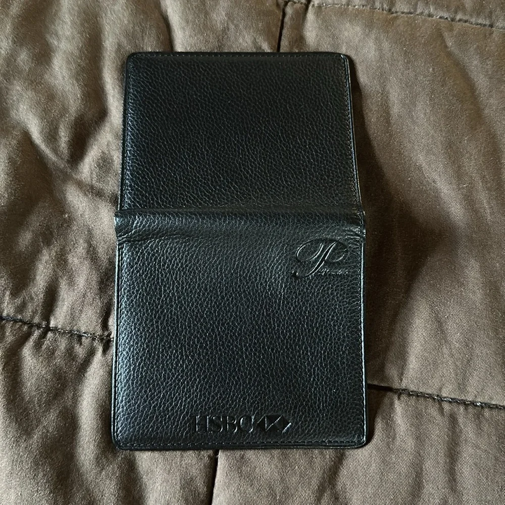 HSBC Premier Banking Leather Wallet & Checkbook Cover